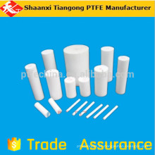 PTFE material anti alta temperatura ptfe barra redonda / barra de teflón